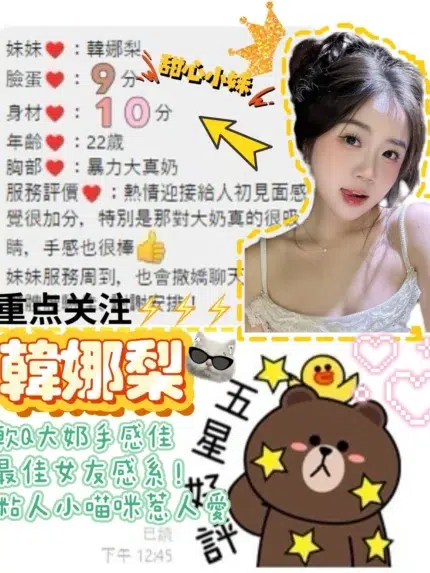 台中定點茶-韓娜梨/158/47/?/F