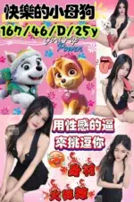 台北定點茶-快樂小母狗/167/46/25/D