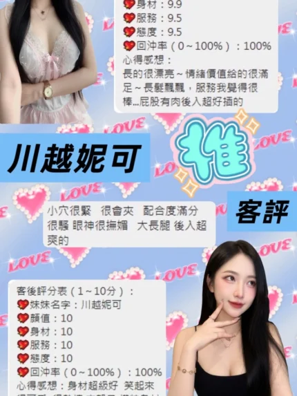 桃園定點茶-川越妮可/160/45/22/B