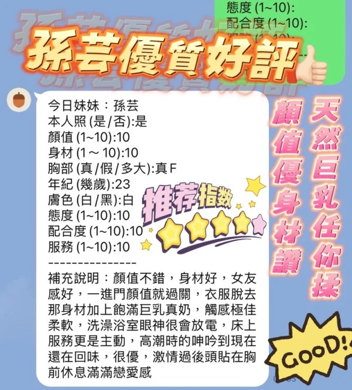 新竹定點茶-孫芸/165/45/22/F