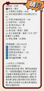 澎湖定點茶-晴兒/160/43/?/E
