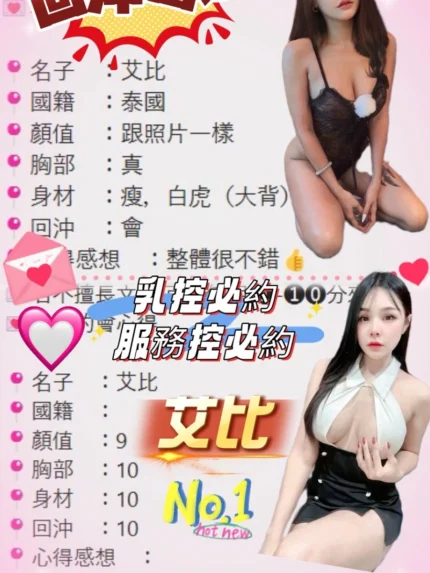 桃園定點茶-艾比/160/46/20/F