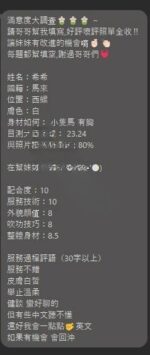 彰化定點茶-希希/160/45/?/E