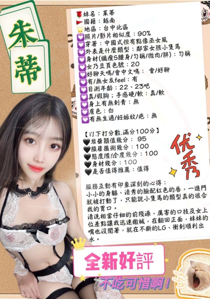 台中定點茶-朱蒂/155/44/?/D