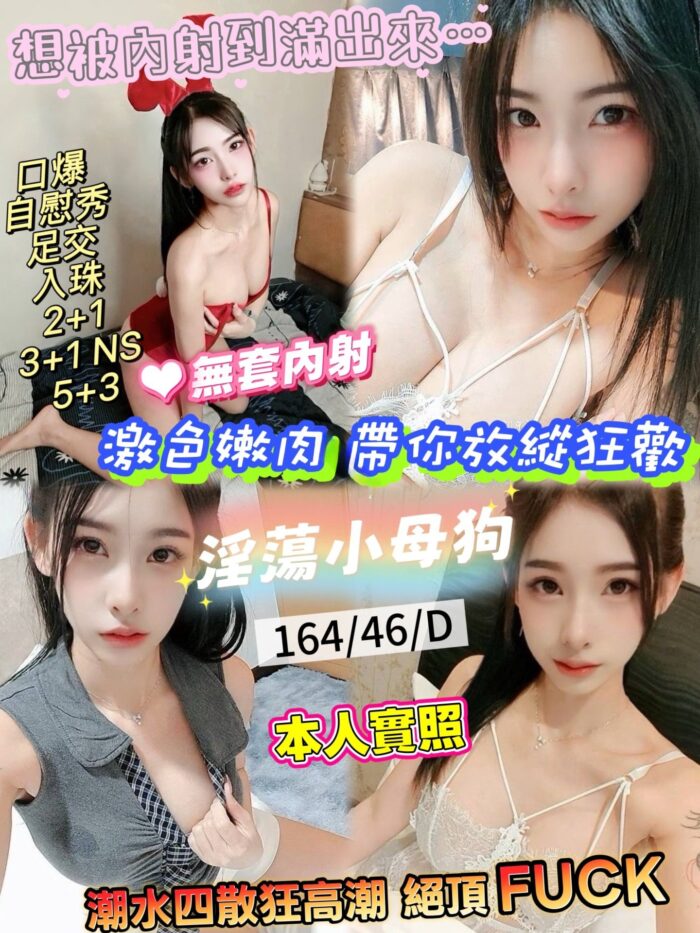 新竹定點茶-淫蕩母狗/164/46/?/D